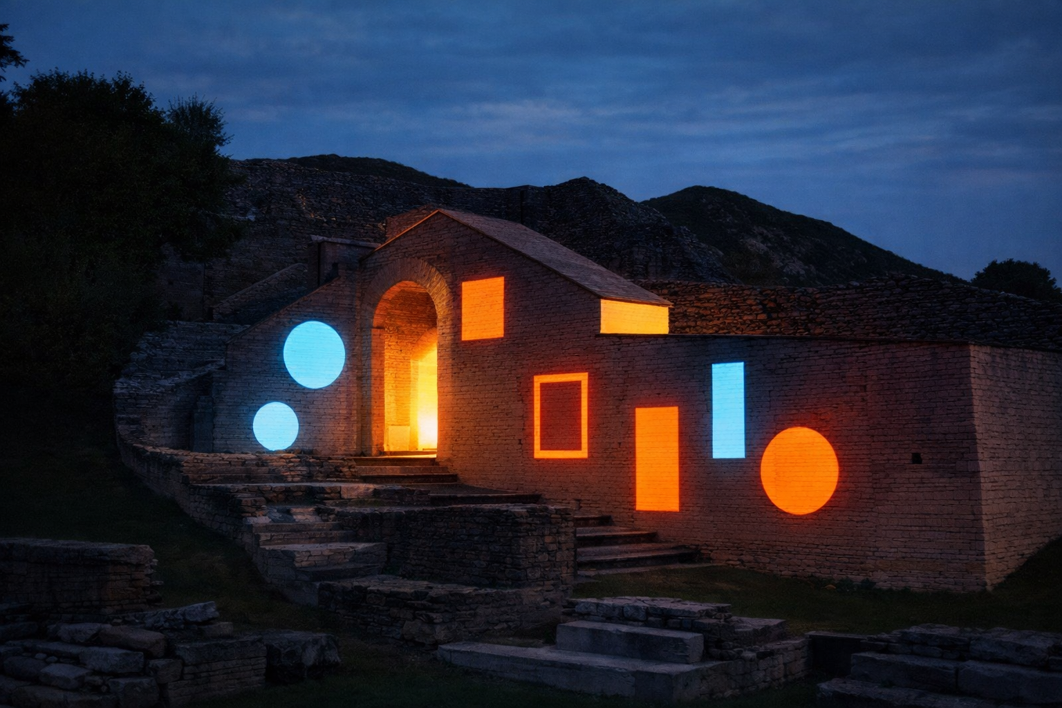 Vidéo Mapping— Les Ruines s’éveillent